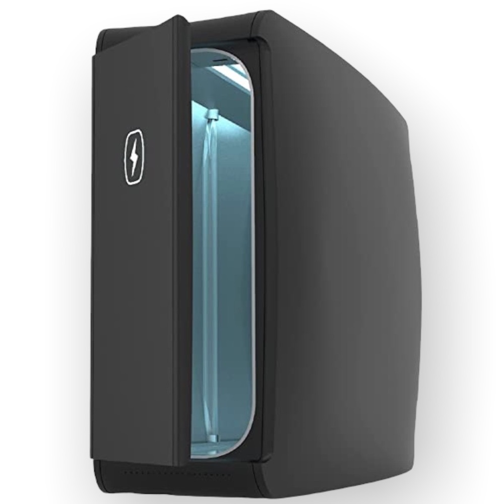 HomeSoap UV Sanitizer Patented & Clinically Proven UV Light Disinfector (Black)